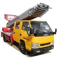 HOWO-Truck-Mounted-Telescopic-Ladder-Truck-for-House-Building-Goods-Lift-and-Download-House-Furniture-Moving-Hydraulic-28-M-Aerial-Platform-Ladder-2